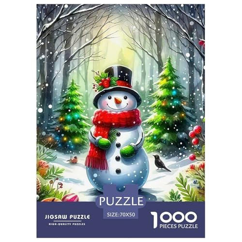 Schneemann 1000-teilige Puzzles Klassische Puzzles Schwer Für Erwachsene Und Kinder Warme Wintertage Puzzles Für Erwachsene Lernspiel Herausforderungsspielzeug Erwachsenenpuzzle70x50cm/1000pcs Schneemann 1000-teilige Puzzles Klassische Puzzles Schwer Für Erwachsene Und Kinder Warme Wintertage Puzzles Für Erwachsene Lernspiel Herausforderungsspielzeug Erwachsenenpuzzle70x50cm/1000pcs von JCOUSDAEO