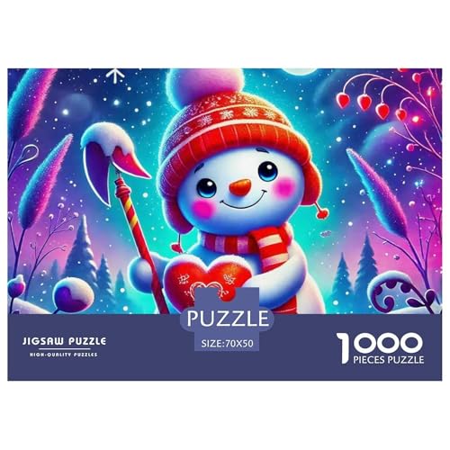 Schneemann Puzzle 1000 Teile EIN Herausforderndes Rätsel, Warm Winter Days Puzzles Für Erwachsene Lernspiel Herausforderungsspielzeug Erwachsenenpuzzle 70x50cm/1000pcs Schneemann Puzzle 1000 Teile EIN Herausforderndes Rätsel, Warm Winter Days Puzzles Für Erwachsene Lernspiel Herausforderungsspielzeug Erwachsenenpuzzle 70x50cm/1000pcs von JCOUSDAEO
