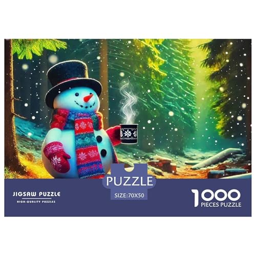 Schneemann Puzzle 1000 Teile EIN Herausforderndes Rätsel, Warm Winter Days Puzzles Für Erwachsene Lernspiel Herausforderungsspielzeug Erwachsenenpuzzle 70x50cm/1000pcs Schneemann Puzzle 1000 Teile EIN Herausforderndes Rätsel, Warm Winter Days Puzzles Für Erwachsene Lernspiel Herausforderungsspielzeug Erwachsenenpuzzle 70x50cm/1000pcs von JCOUSDAEO