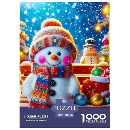 Schneemann Puzzle 1000 Teile EIN Herausforderndes Rätsel, Warme Wintertage Puzzles Für Erwachsene Lernspiel Erwachsenenpuzzle Ab 14 Jahren38x26cm/1000pcs Schneemann Puzzle 1000 Teile EIN Herausforderndes Rätsel, Warme Wintertage Puzzles Für Erwachsene Lernspiel Erwachsenenpuzzle Ab 14 Jahren38x26cm/1000pcs von JCOUSDAEO