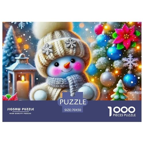 Schneemann Puzzle 1000 Teile Farbenfrohes Puzzle Für Erwachsene Und Kinder Warm Winter Days Geschenke Für Frauen,Geschenke Für Männer 1000-teilige Puzzles70x50cm/1000pcs Schneemann Puzzle 1000 Teile Farbenfrohes Puzzle Für Erwachsene Und Kinder Warm Winter Days Geschenke Für Frauen,Geschenke Für Männer 1000-teilige Puzzles70x50cm/1000pcs von JCOUSDAEO
