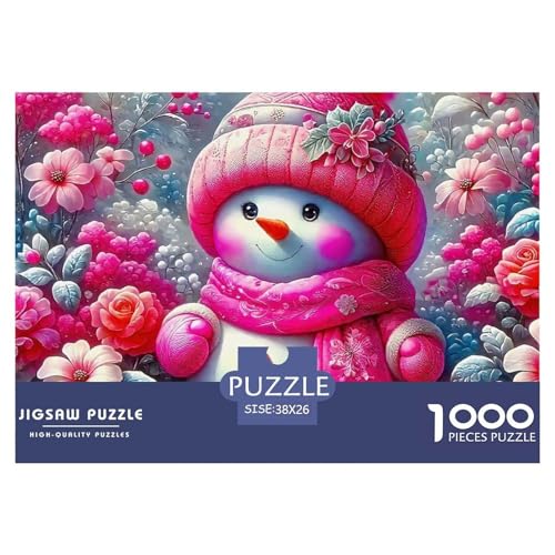 Schneemann Puzzle 1000 Teile Farbenfrohes Puzzle Für Erwachsene Und Kinder Warm Winter Days Geschicklichkeitsspiel Für Die Ganze Familie, Erwachsenenpuzzle 38x26cm/1000pcs Schneemann Puzzle 1000 Teile Farbenfrohes Puzzle Für Erwachsene Und Kinder Warm Winter Days Geschicklichkeitsspiel Für Die Ganze Familie, Erwachsenenpuzzle 38x26cm/1000pcs von JCOUSDAEO