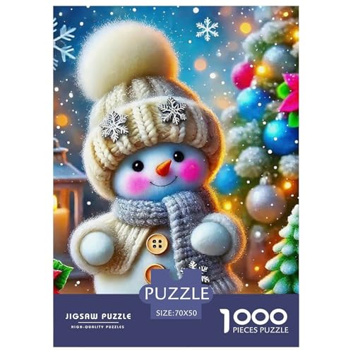 Schneemann Puzzle 1000 Teile Farbenfrohes Puzzle Für Erwachsene Und Kinder Warme Wintertage Puzzles Für Erwachsene Lernspiel Erwachsenenpuzzle Ab 14 Jahren70x50cm/1000pcs Schneemann Puzzle 1000 Teile Farbenfrohes Puzzle Für Erwachsene Und Kinder Warme Wintertage Puzzles Für Erwachsene Lernspiel Erwachsenenpuzzle Ab 14 Jahren70x50cm/1000pcs von JCOUSDAEO