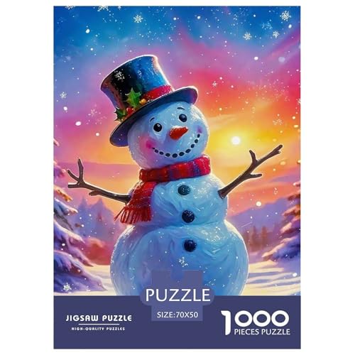 Schneemann Puzzle 1000 Teile Klassische Puzzles Schwer Für Erwachsene Und Kinder Warme Wintertage Geschenke Für Frauen,Geschenke Für Männer Erwachsenenpuzzle70x50cm/1000pcs Schneemann Puzzle 1000 Teile Klassische Puzzles Schwer Für Erwachsene Und Kinder Warme Wintertage Geschenke Für Frauen,Geschenke Für Männer Erwachsenenpuzzle70x50cm/1000pcs von JCOUSDAEO