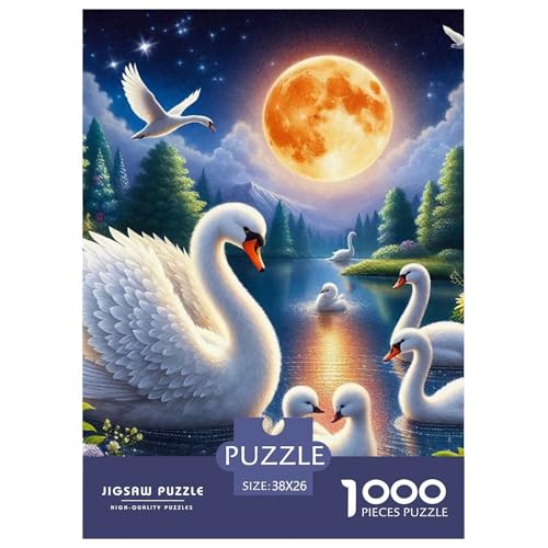 Schwan 1000 Teile Puzzle EIN Herausforderndes Rätsel, Geschenke Für Frauen,Geschenke Für Männer Erwachsenenpuzzle Ab 14 Jahren38x26cm/1000pcs Schwan 1000 Teile Puzzle EIN Herausforderndes Rätsel, Geschenke Für Frauen,Geschenke Für Männer Erwachsenenpuzzle Ab 14 Jahren38x26cm/1000pcs von JCOUSDAEO