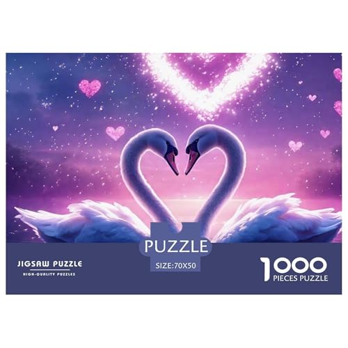 Schwan 1000 Teile Puzzle Farbenfrohes Puzzle Für Erwachsene Und Kinder Schöne Vögel Puzzles Für Erwachsene Lernspiel Herausforderungsspielzeug Erwachsenenpuzzle70x50cm/1000pcs Schwan 1000 Teile Puzzle Farbenfrohes Puzzle Für Erwachsene Und Kinder Schöne Vögel Puzzles Für Erwachsene Lernspiel Herausforderungsspielzeug Erwachsenenpuzzle70x50cm/1000pcs von JCOUSDAEO