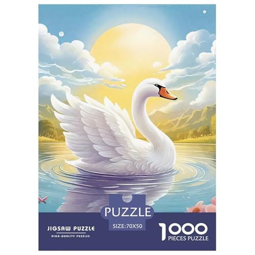 Schwan 1000 Teile Puzzle Klassische Puzzles Schwer Für Erwachsene Und Kinder Puzzles Für Erwachsene Lernspiel 1000-teilige Puzzles70x50cm/1000pcs Schwan 1000 Teile Puzzle Klassische Puzzles Schwer Für Erwachsene Und Kinder Puzzles Für Erwachsene Lernspiel 1000-teilige Puzzles70x50cm/1000pcs von JCOUSDAEO