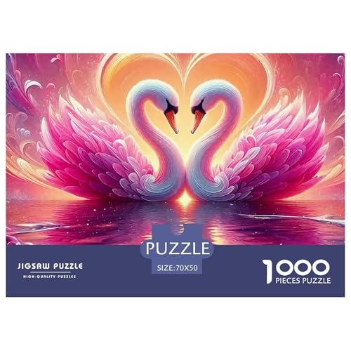 Schwan 1000-teilige Puzzles EIN Herausforderndes Rätsel, Geschenke Für Frauen,Geschenke Für Männer Erwachsenenpuzzle Ab 14 Jahren70x50cm/1000pcs Schwan 1000-teilige Puzzles EIN Herausforderndes Rätsel, Geschenke Für Frauen,Geschenke Für Männer Erwachsenenpuzzle Ab 14 Jahren70x50cm/1000pcs von JCOUSDAEO