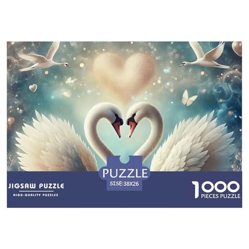 Schwan 1000-teilige Puzzles EIN Herausforderndes Rätsel, Puzzles Für Erwachsene Lernspiel Herausforderungsspielzeug Kinder38x26cm/1000pcs Schwan 1000-teilige Puzzles EIN Herausforderndes Rätsel, Puzzles Für Erwachsene Lernspiel Herausforderungsspielzeug Kinder38x26cm/1000pcs von JCOUSDAEO