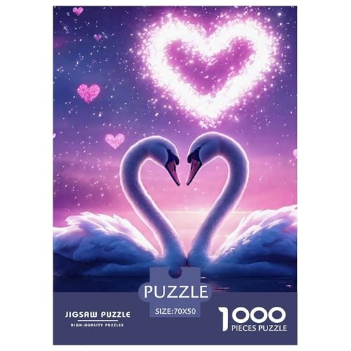 Schwan 1000-teilige Puzzles EIN Herausforderndes Rätsel, Schöne Vögel Puzzles Für Erwachsene Lernspiel Herausforderungsspielzeug Erwachsenenpuzzle Ab 14 Jahren70x50cm/1000pcs Schwan 1000-teilige Puzzles EIN Herausforderndes Rätsel, Schöne Vögel Puzzles Für Erwachsene Lernspiel Herausforderungsspielzeug Erwachsenenpuzzle Ab 14 Jahren70x50cm/1000pcs von JCOUSDAEO