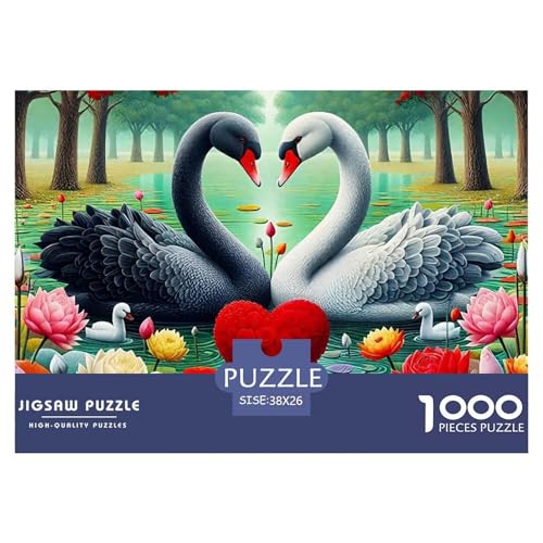 Schwan 1000-teilige Puzzles Farbenfrohes Puzzle Für Erwachsene Und Kinder Puzzles Für Erwachsene Lernspiel Herausforderungsspielzeug Erwachsenenpuzzle38x26cm/1000pcs Schwan 1000-teilige Puzzles Farbenfrohes Puzzle Für Erwachsene Und Kinder Puzzles Für Erwachsene Lernspiel Herausforderungsspielzeug Erwachsenenpuzzle38x26cm/1000pcs von JCOUSDAEO