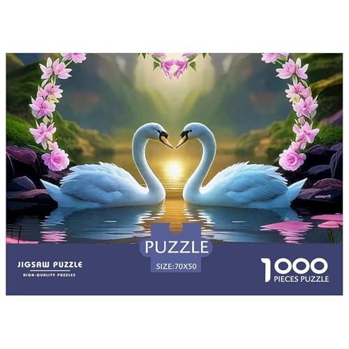 Schwan 1000-teilige Puzzles Farbenfrohes Puzzle Für Erwachsene Und Kinder Puzzles Für Erwachsene Lernspiel Herausforderungsspielzeug70x50cm/1000pcs Schwan 1000-teilige Puzzles Farbenfrohes Puzzle Für Erwachsene Und Kinder Puzzles Für Erwachsene Lernspiel Herausforderungsspielzeug70x50cm/1000pcs von JCOUSDAEO