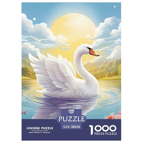 Schwan 1000-teilige Puzzles Farbenfrohes Puzzle Für Erwachsene Und Kinder Schöne Vögel Geschicklichkeitsspiel Für Die Ganze Familie,buntes Legespiel38x26cm/1000pcs Schwan 1000-teilige Puzzles Farbenfrohes Puzzle Für Erwachsene Und Kinder Schöne Vögel Geschicklichkeitsspiel Für Die Ganze Familie,buntes Legespiel38x26cm/1000pcs von JCOUSDAEO