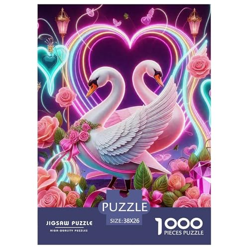 Schwan 1000-teilige Puzzles Klassische Puzzles Schwer Für Erwachsene Und Kinder Puzzles Für Erwachsene Lernspiel Herausforderungsspielzeug38x26cm/1000pcs Schwan 1000-teilige Puzzles Klassische Puzzles Schwer Für Erwachsene Und Kinder Puzzles Für Erwachsene Lernspiel Herausforderungsspielzeug38x26cm/1000pcs von JCOUSDAEO