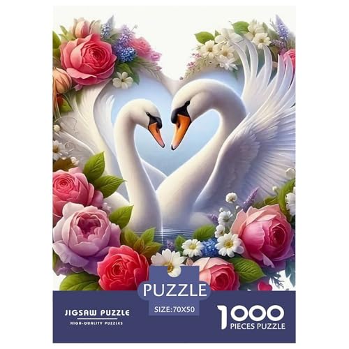 Schwan Puzzle 1000 Teile EIN Herausforderndes Rätsel, Geschicklichkeitsspiel Für Die Ganze Familie Erwachsenenpuzzle Ab 14 Jahren70x50cm/1000pcs Schwan Puzzle 1000 Teile EIN Herausforderndes Rätsel, Geschicklichkeitsspiel Für Die Ganze Familie Erwachsenenpuzzle Ab 14 Jahren70x50cm/1000pcs von JCOUSDAEO
