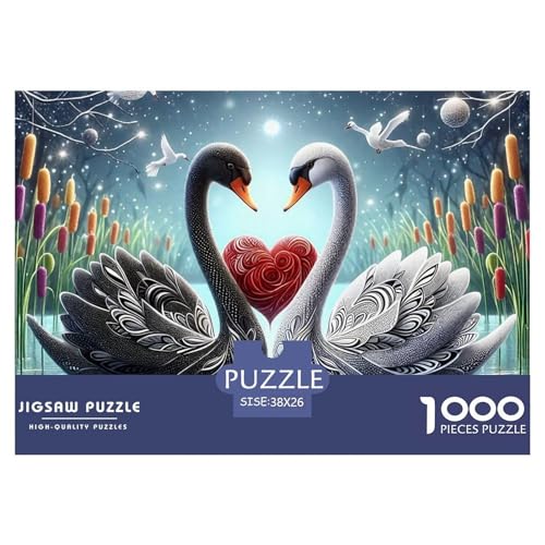 Schwan Puzzle 1000 Teile EIN Herausforderndes Rätsel, Puzzles Für Erwachsene Lernspiel Erwachsenenpuzzle Ab 14 Jahren38x26cm/1000pcs Schwan Puzzle 1000 Teile EIN Herausforderndes Rätsel, Puzzles Für Erwachsene Lernspiel Erwachsenenpuzzle Ab 14 Jahren38x26cm/1000pcs von JCOUSDAEO