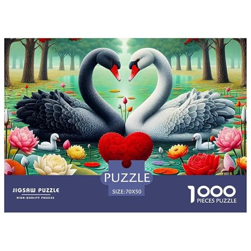 Schwan Puzzle 1000 Teile Farbenfrohes Puzzle Für Erwachsene Und Kinder Geschicklichkeitsspiel Für Die Ganze Familie,1000-teilige Puzzles70x50cm/1000pcs Schwan Puzzle 1000 Teile Farbenfrohes Puzzle Für Erwachsene Und Kinder Geschicklichkeitsspiel Für Die Ganze Familie,1000-teilige Puzzles70x50cm/1000pcs von JCOUSDAEO