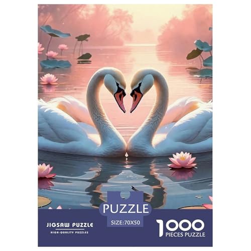 Schwan Puzzle 1000 Teile Farbenfrohes Puzzle Für Erwachsene Und Kinder Schöne Vögel Geschenke Für Frauen,Geschenke Für Männer Erwachsenenpuzzle70x50cm/1000pcs Schwan Puzzle 1000 Teile Farbenfrohes Puzzle Für Erwachsene Und Kinder Schöne Vögel Geschenke Für Frauen,Geschenke Für Männer Erwachsenenpuzzle70x50cm/1000pcs von JCOUSDAEO