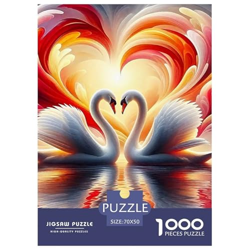 Schwan Puzzle 1000 Teile Klassische Puzzles Schwer Für Erwachsene Und Kinder Geschicklichkeitsspiel Für Die Ganze Familie,buntes Legespiel Erwachsenenpuzzle70x50cm/1000pcs Schwan Puzzle 1000 Teile Klassische Puzzles Schwer Für Erwachsene Und Kinder Geschicklichkeitsspiel Für Die Ganze Familie,buntes Legespiel Erwachsenenpuzzle70x50cm/1000pcs von JCOUSDAEO