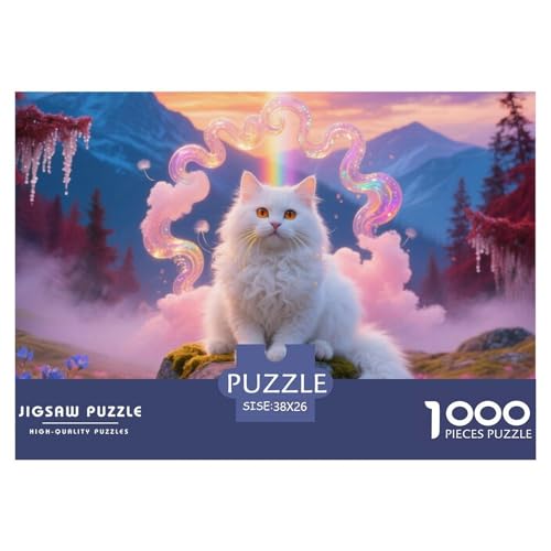 Selkirk Rex 1000 Piece Puzzle A Challenging Puzzle Haustier Katze Puzzles for Adults and Children Gifts for Women, Gifts for Men for Older Children38x26cm/1000pcs von JCOUSDAEO
