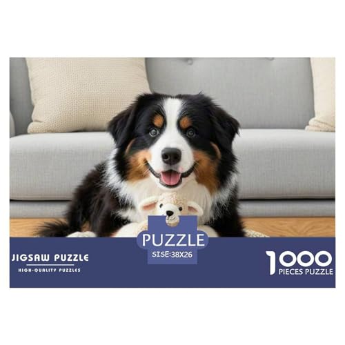 Shetlandsherhund ​ 1000 Piece Puzzle A Challenging Puzzle Haustierhund Puzzles for Adults and Children Gifts for Women, Gifts for Men for Older Children38x26cm/1000pcs von JCOUSDAEO