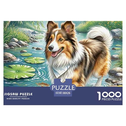 Shetlandsherhund Puzzle 1000 Pieces Puzzle for Men and Women Haustierhund Puzzles for Adults and Children Gifts for Women, Gifts for Men for Older Children38x26cm/1000pcs Shetlandsherhund Puzzle 1000 Pieces Puzzle for Men and Women Haustierhund Puzzles for Adults and Children Gifts for Women, Gifts for Men for Older Children38x26cm/1000pcs von JCOUSDAEO