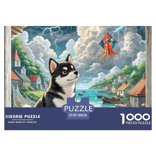 Shiba Inu ​ 1000 Piece Puzzle A Challenging Puzzle Süße Haustiere Puzzle Games for The Whole Family Colourful Toy for Children from 8-12 Years for Older Children38x26cm/1000pcs von JCOUSDAEO