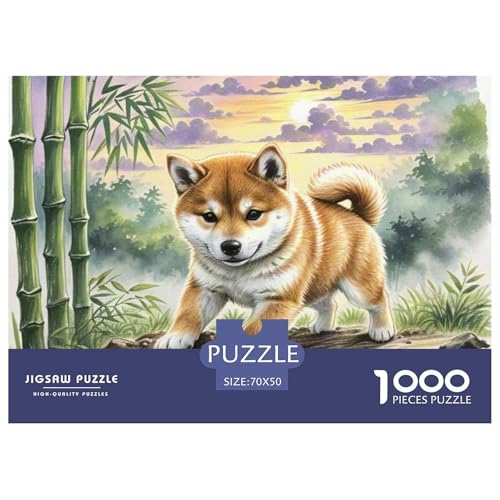 Shiba Inu Puzzle 1000 Pieces A Challenging Puzzle Süße Haustiere Puzzle Games for The Whole for Women, Gifts for Men for Children from 14 Years70x50cm/1000pcs Shiba Inu Puzzle 1000 Pieces A Challenging Puzzle Süße Haustiere Puzzle Games for The Whole for Women, Gifts for Men for Children from 14 Years70x50cm/1000pcs von JCOUSDAEO