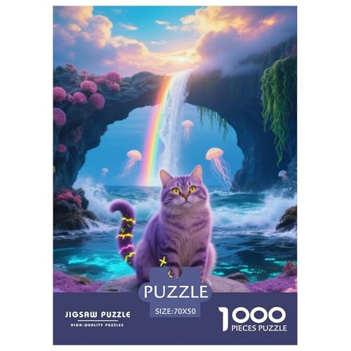 Sibirische Katze Puzzle for Adults 1000 Pieces A Challenging Puzzle Niedliche Katze Puzzle Games for The Whole for Women, Gifts for Men for Children from 14 Years70x50cm/1000pcs Sibirische Katze Puzzle for Adults 1000 Pieces A Challenging Puzzle Niedliche Katze Puzzle Games for The Whole for Women, Gifts for Men for Children from 14 Years70x50cm/1000pcs von JCOUSDAEO