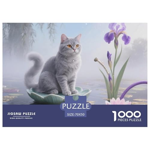 Silber Katze Puzzle 1000 Pieces Puzzle for Men and Women Niedliche Katze Puzzles for Adults and Children Colourful Toy for Children from 8-12 Years for Older Children70x50cm/1000pcs Silber Katze Puzzle 1000 Pieces Puzzle for Men and Women Niedliche Katze Puzzles for Adults and Children Colourful Toy for Children from 8-12 Years for Older Children70x50cm/1000pcs von JCOUSDAEO