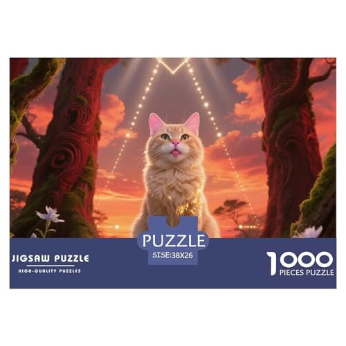 Singapur 1000 Piece Puzzle A Challenging Puzzle Niedliche Katze Puzzles for Adults and Children Gifts for Women, Gifts for Men for Older Children38x26cm/1000pcs von JCOUSDAEO