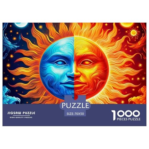 Sonne und Mond 1000 Teile Puzzle Klassische Puzzles Schwer Für Erwachsene Und Kinder Herrlicher Himmel Puzzles Für Erwachsene Lernspiel Herausforderungsspielzeug Erwachsenenpuzzle70x50cm/1000pcs Sonne und Mond 1000 Teile Puzzle Klassische Puzzles Schwer Für Erwachsene Und Kinder Herrlicher Himmel Puzzles Für Erwachsene Lernspiel Herausforderungsspielzeug Erwachsenenpuzzle70x50cm/1000pcs von JCOUSDAEO