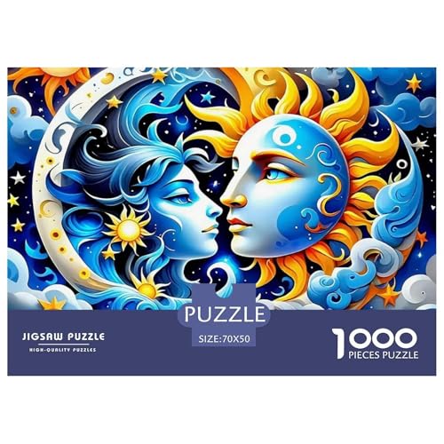 Sonne und Mond 1000-teilige Puzzles EIN Herausforderndes Rätsel, Herrlicher Himmel Puzzles Für Erwachsene Lernspiel Herausforderungsspielzeug Kinder70x50cm/1000pcs Sonne und Mond 1000-teilige Puzzles EIN Herausforderndes Rätsel, Herrlicher Himmel Puzzles Für Erwachsene Lernspiel Herausforderungsspielzeug Kinder70x50cm/1000pcs von JCOUSDAEO