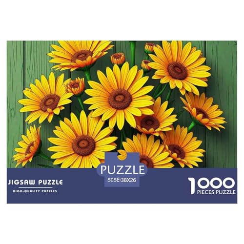 Sonnenblumen 1000 Teile Puzzle EIN Herausforderndes Rätsel, Beautiful Flower Geschicklichkeitsspiel Für Die Ganze Familie, 1000-teilige Puzzles Kinder38x26cm/1000pcs Sonnenblumen 1000 Teile Puzzle EIN Herausforderndes Rätsel, Beautiful Flower Geschicklichkeitsspiel Für Die Ganze Familie, 1000-teilige Puzzles Kinder38x26cm/1000pcs von JCOUSDAEO