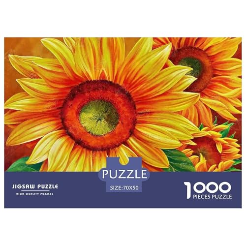 Sonnenblumen 1000 Teile Puzzle EIN Herausforderndes Rätsel, Beautiful Flower Geschicklichkeitsspiel Für Die Ganze Familie, Erwachsenenpuzzle 70x50cm/1000pcs Sonnenblumen 1000 Teile Puzzle EIN Herausforderndes Rätsel, Beautiful Flower Geschicklichkeitsspiel Für Die Ganze Familie, Erwachsenenpuzzle 70x50cm/1000pcs von JCOUSDAEO