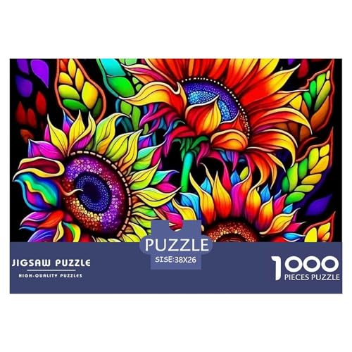 Sonnenblumen 1000 Teile Puzzle EIN Herausforderndes Rätsel, Beautiful Flower Puzzles Für Erwachsene Lernspiel Herausforderungsspielzeug Erwachsenenpuzzle 38x26cm/1000pcs Sonnenblumen 1000 Teile Puzzle EIN Herausforderndes Rätsel, Beautiful Flower Puzzles Für Erwachsene Lernspiel Herausforderungsspielzeug Erwachsenenpuzzle 38x26cm/1000pcs von JCOUSDAEO
