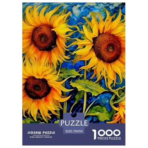 Sonnenblumen 1000 Teile Puzzle Farbenfrohes Puzzle Für Erwachsene Und Kinder Beautiful Flower Geschicklichkeitsspiel Für Die Ganze Familie, 1000-teilige Puzzles70x50cm/1000pcs Sonnenblumen 1000 Teile Puzzle Farbenfrohes Puzzle Für Erwachsene Und Kinder Beautiful Flower Geschicklichkeitsspiel Für Die Ganze Familie, 1000-teilige Puzzles70x50cm/1000pcs von JCOUSDAEO