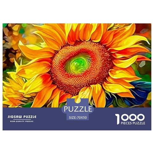 Sonnenblumen 1000 Teile Puzzle Farbenfrohes Puzzle Für Erwachsene Und Kinder Beautiful Flower Geschicklichkeitsspiel Für Die Ganze Familie, Erwachsenenpuzzle 70x50cm/1000pcs Sonnenblumen 1000 Teile Puzzle Farbenfrohes Puzzle Für Erwachsene Und Kinder Beautiful Flower Geschicklichkeitsspiel Für Die Ganze Familie, Erwachsenenpuzzle 70x50cm/1000pcs von JCOUSDAEO