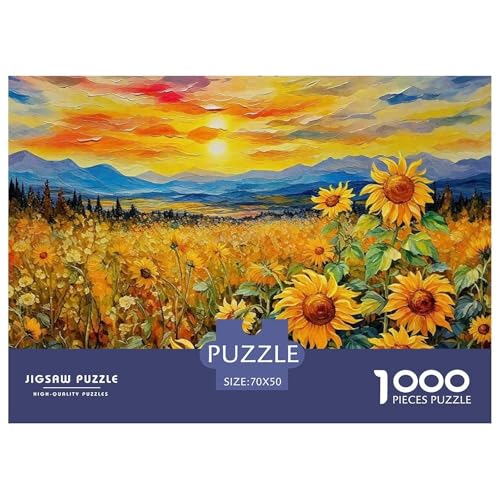 Sonnenblumen 1000 Teile Puzzle Klassische Puzzles Schwer Für Erwachsene Und Kinder Beautiful Flower Geschenke Für Frauen,Geschenke Für Männer 1000-teilige Puzzles70x50cm/1000pcs Sonnenblumen 1000 Teile Puzzle Klassische Puzzles Schwer Für Erwachsene Und Kinder Beautiful Flower Geschenke Für Frauen,Geschenke Für Männer 1000-teilige Puzzles70x50cm/1000pcs von JCOUSDAEO