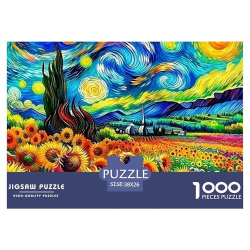 Sonnenblumen 1000-teilige Puzzles EIN Herausforderndes Rätsel, Beautiful Flower Geschicklichkeitsspiel Für Die Ganze Familie, Erwachsenenpuzzle 38x26cm/1000pcs Sonnenblumen 1000-teilige Puzzles EIN Herausforderndes Rätsel, Beautiful Flower Geschicklichkeitsspiel Für Die Ganze Familie, Erwachsenenpuzzle 38x26cm/1000pcs von JCOUSDAEO