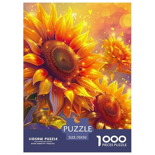 Sonnenblumen 1000-teilige Puzzles EIN Herausforderndes Rätsel, Beautiful Flower Geschicklichkeitsspiel Für Die Ganze Familie, Erwachsenenpuzzle 70x50cm/1000pcs Sonnenblumen 1000-teilige Puzzles EIN Herausforderndes Rätsel, Beautiful Flower Geschicklichkeitsspiel Für Die Ganze Familie, Erwachsenenpuzzle 70x50cm/1000pcs von JCOUSDAEO