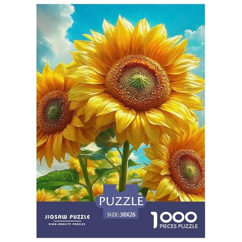 Sonnenblumen 1000-teilige Puzzles EIN Herausforderndes Rätsel, Beautiful Flower Geschicklichkeitsspiel Für Die Ganze Familie, Kinder38x26cm/1000pcs Sonnenblumen 1000-teilige Puzzles EIN Herausforderndes Rätsel, Beautiful Flower Geschicklichkeitsspiel Für Die Ganze Familie, Kinder38x26cm/1000pcs von JCOUSDAEO