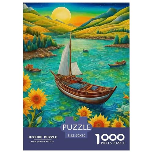 Sonnenblumen 1000-teilige Puzzles EIN Herausforderndes Rätsel, Beautiful Flower Geschicklichkeitsspiel Für Die Ganze Familie, Kinder70x50cm/1000pcs Sonnenblumen 1000-teilige Puzzles EIN Herausforderndes Rätsel, Beautiful Flower Geschicklichkeitsspiel Für Die Ganze Familie, Kinder70x50cm/1000pcs von JCOUSDAEO
