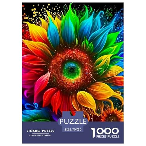 Sonnenblumen 1000-teilige Puzzles EIN Herausforderndes Rätsel, Beautiful Flower Geschicklichkeitsspiel Für Die Ganze Familie, Kinder70x50cm/1000pcs Sonnenblumen 1000-teilige Puzzles EIN Herausforderndes Rätsel, Beautiful Flower Geschicklichkeitsspiel Für Die Ganze Familie, Kinder70x50cm/1000pcs von JCOUSDAEO