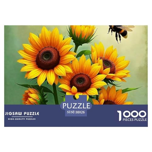 Sonnenblumen 1000-teilige Puzzles Farbenfrohes Puzzle Für Erwachsene Und Kinder Beautiful Flower Geschicklichkeitsspiel Für Die Ganze Familie, 38x26cm/1000pcs Sonnenblumen 1000-teilige Puzzles Farbenfrohes Puzzle Für Erwachsene Und Kinder Beautiful Flower Geschicklichkeitsspiel Für Die Ganze Familie, 38x26cm/1000pcs von JCOUSDAEO