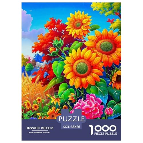 Sonnenblumen 1000-teilige Puzzles Farbenfrohes Puzzle Für Erwachsene Und Kinder Beautiful Flower Puzzles Für Erwachsene Lernspiel Herausforderungsspielzeug38x26cm/1000pcs Sonnenblumen 1000-teilige Puzzles Farbenfrohes Puzzle Für Erwachsene Und Kinder Beautiful Flower Puzzles Für Erwachsene Lernspiel Herausforderungsspielzeug38x26cm/1000pcs von JCOUSDAEO