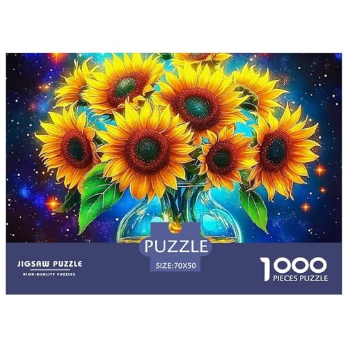 Sonnenblumen 1000-teilige Puzzles Klassische Puzzles Schwer Für Erwachsene Und Kinder Beautiful Flower Puzzles Für Erwachsene Lernspiel Herausforderungsspielzeug Erwachsenenpuzzle 70x50cm/100 Sonnenblumen 1000-teilige Puzzles Klassische Puzzles Schwer Für Erwachsene Und Kinder Beautiful Flower Puzzles Für Erwachsene Lernspiel Herausforderungsspielzeug Erwachsenenpuzzle 70x50cm/100 von JCOUSDAEO