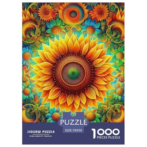 Sonnenblumen Puzzle 1000 Teile EIN Herausforderndes Rätsel, Beautiful Flower Geschenke Für Frauen,Geschenke Für Männer 1000-teilige Puzzles Kinder70x50cm/1000pcs Sonnenblumen Puzzle 1000 Teile EIN Herausforderndes Rätsel, Beautiful Flower Geschenke Für Frauen,Geschenke Für Männer 1000-teilige Puzzles Kinder70x50cm/1000pcs von JCOUSDAEO