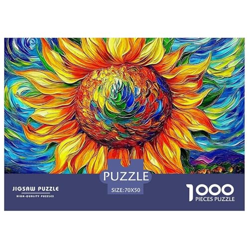 Sonnenblumen Puzzle 1000 Teile EIN Herausforderndes Rätsel, Beautiful Flower Geschicklichkeitsspiel Für Die Ganze Familie, 1000-teilige Puzzles Kinder70x50cm/1000pcs Sonnenblumen Puzzle 1000 Teile EIN Herausforderndes Rätsel, Beautiful Flower Geschicklichkeitsspiel Für Die Ganze Familie, 1000-teilige Puzzles Kinder70x50cm/1000pcs von JCOUSDAEO