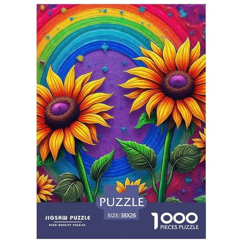 Sonnenblumen Puzzle 1000 Teile EIN Herausforderndes Rätsel, Beautiful Flower Puzzles Für Erwachsene Lernspiel Herausforderungsspielzeug Erwachsenenpuzzle 38x26cm/1000pcs Sonnenblumen Puzzle 1000 Teile EIN Herausforderndes Rätsel, Beautiful Flower Puzzles Für Erwachsene Lernspiel Herausforderungsspielzeug Erwachsenenpuzzle 38x26cm/1000pcs von JCOUSDAEO